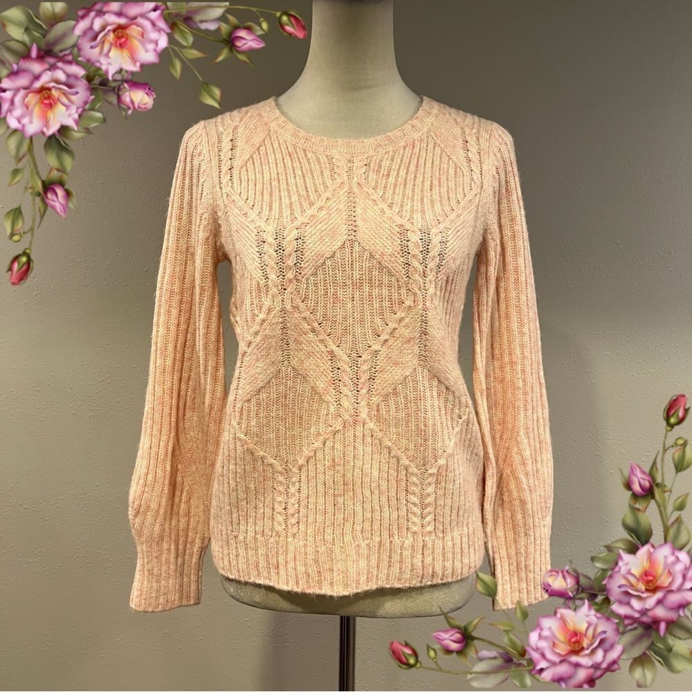 Talbots pink Knit‎ long sleeve Sweater